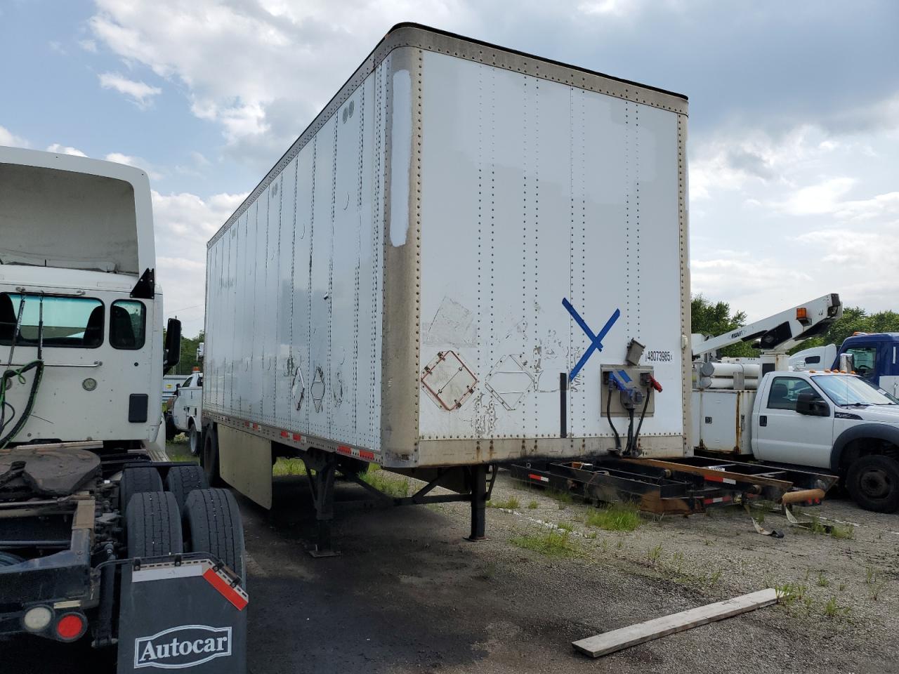 2010 Wabash Dry Van Trailer for Sale in Woodhaven, MI - Normal Wear