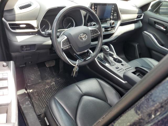  TOYOTA HIGHLANDER 2021 Синий
