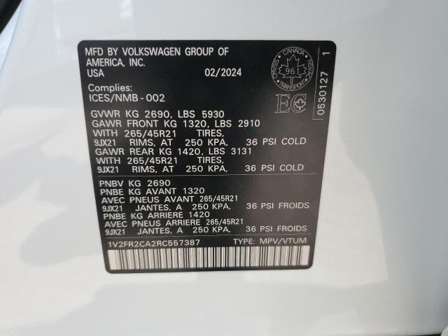 2024 VOLKSWAGEN ATLAS SEL PREMIUM R-LINE  