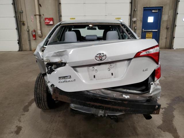  TOYOTA COROLLA 2016 Серебристый