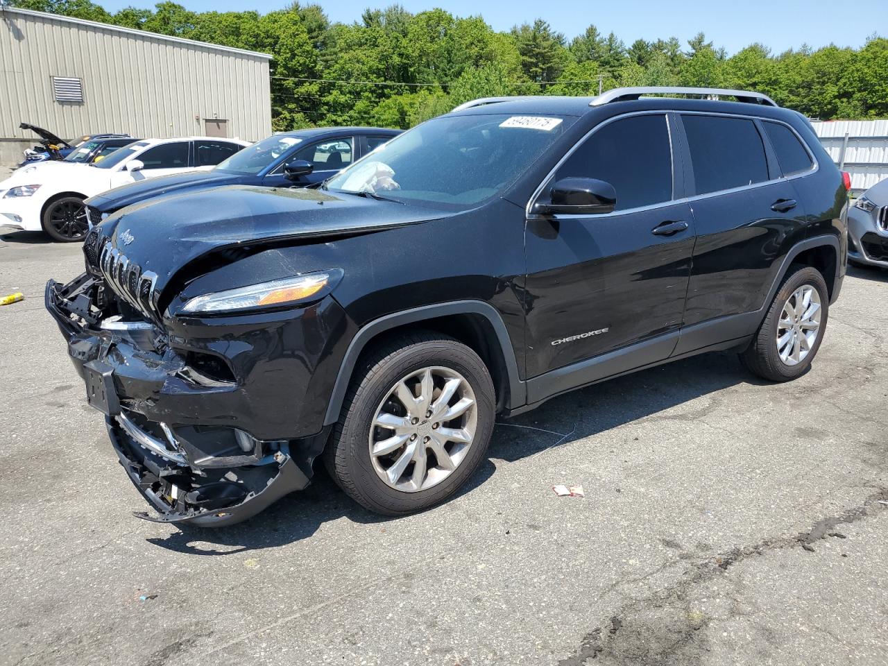 2016 Jeep Cherokee Limited na sprzedaż w Exeter, RI - Front End