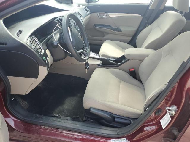  HONDA CIVIC 2013 Red