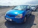 2002 HONDA CIVIC VISI for sale at Copart YORK