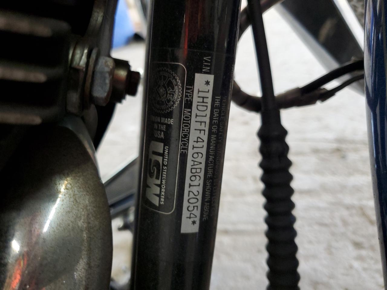 2010 Harley-Davidson Flhtc VIN: 1HD1FF416AB612054 Lot: 63004305
