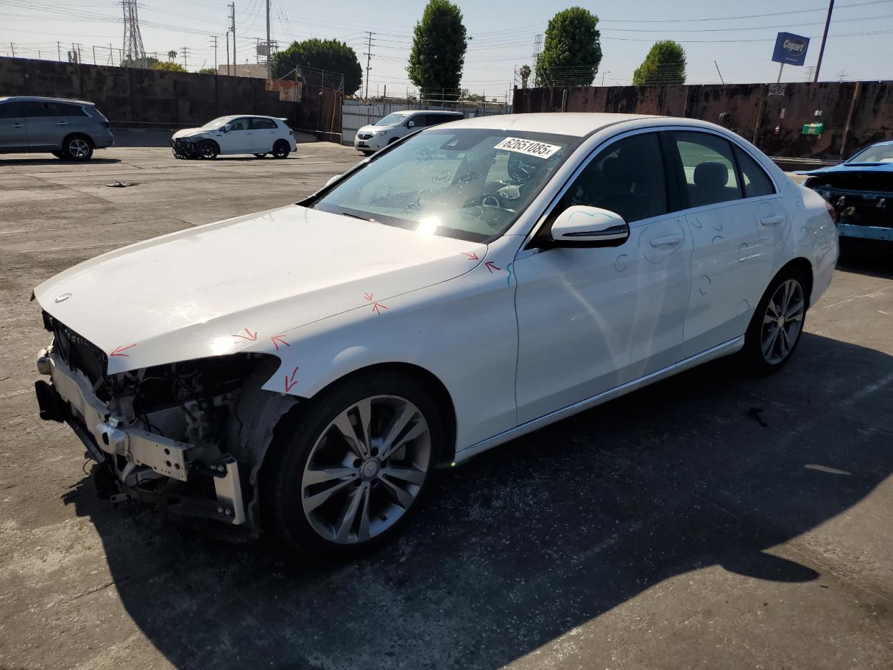 MERCEDES-BENZ C-CLASS 2017 VIN 55SWF4JB8HU196944