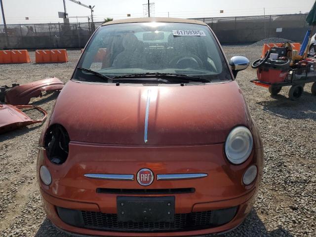  FIAT 500 2012 Pomarańczowy