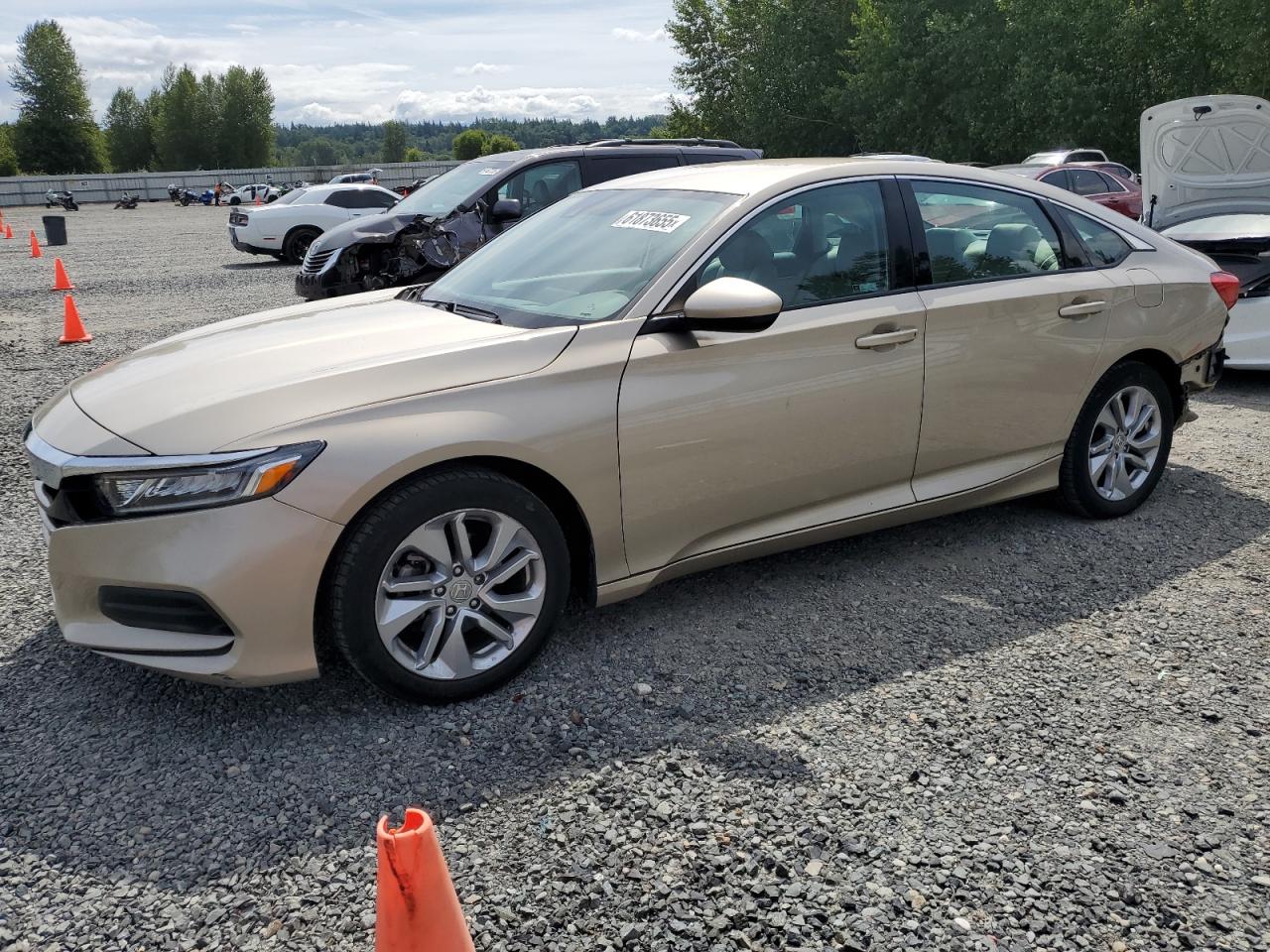 2019 Honda Accord Lx na sprzedaż w Arlington, WA - Rear End