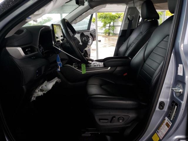  TOYOTA HIGHLANDER 2022 Srebrny