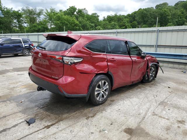  TOYOTA HIGHLANDER 2021 Red