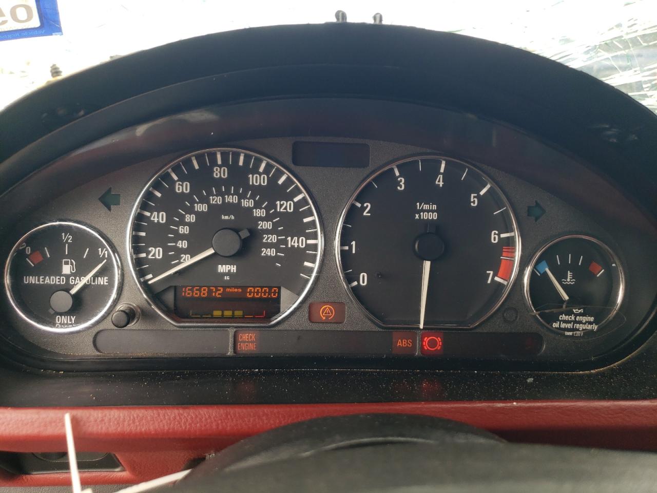 1997 BMW Z3 2.8 VIN: 4USCJ3323VLC05405 Lot: 61487265