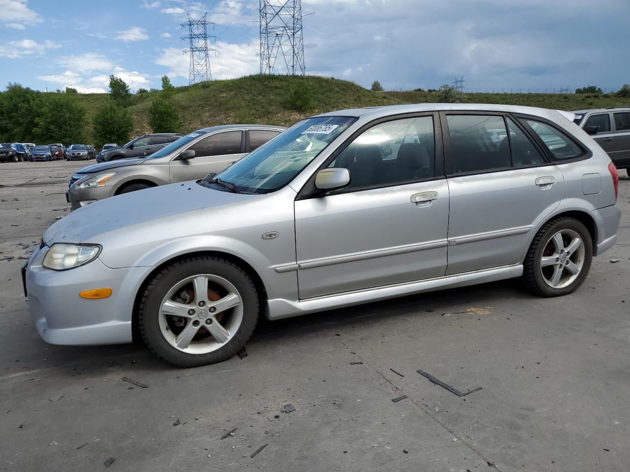 2003 Mazda Protege Pr5 للبيع في Littleton، CO - Hail