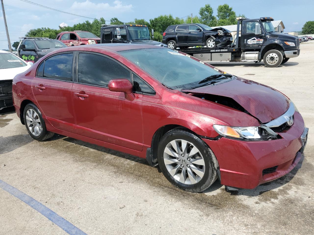 HONDA CIVIC 2009 VIN 19XFA16819E013838 photo 4