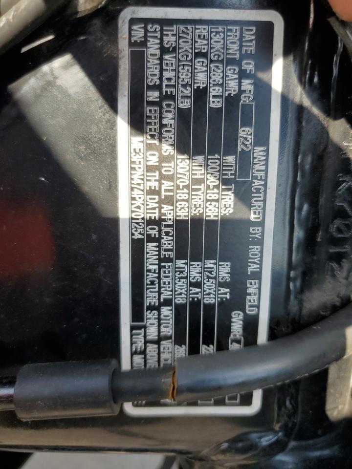 ROYAL ENFIELD MOTORS INT 650 2023 VIN ME3FPN474PK701254 фото 8
