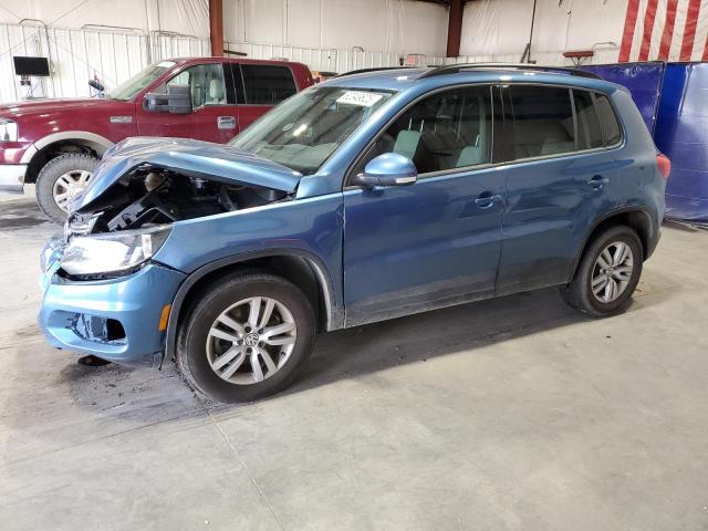  VOLKSWAGEN TIGUAN 2017 Синий
