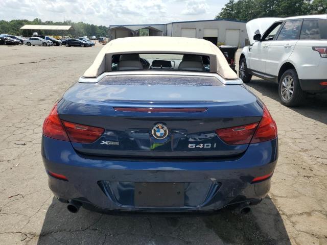 Cabriolets BMW 6 SERIES 2014 Granatowy