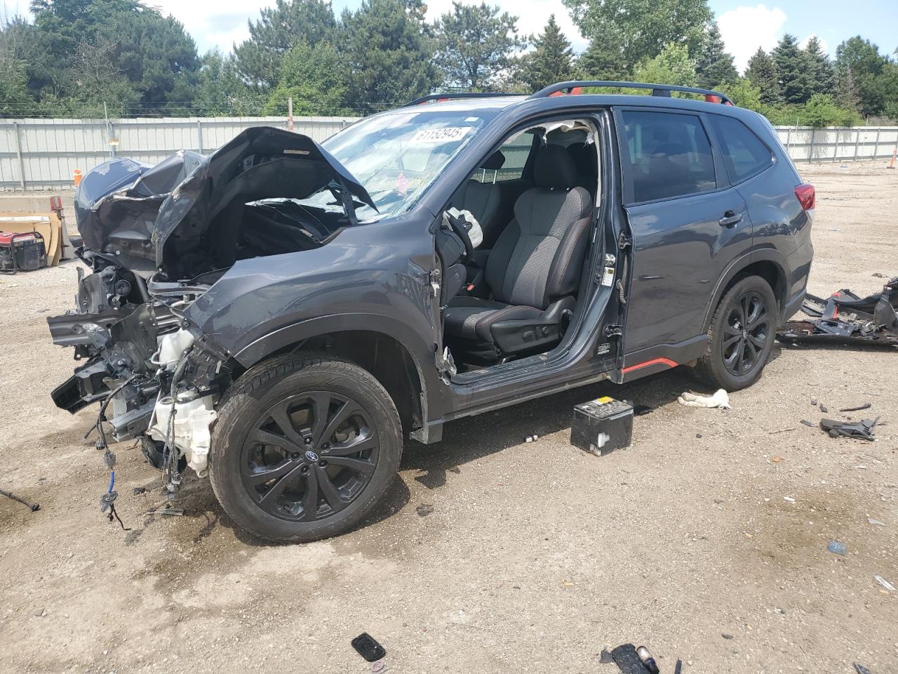 2021 Subaru Forester Sport grey null gas JF2SKALC9MH469031 photo #1