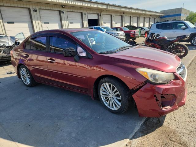 Sedans SUBARU IMPREZA 2012 Burgundy