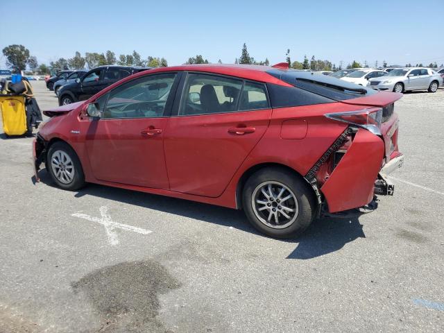  TOYOTA PRIUS 2017 Czerwony