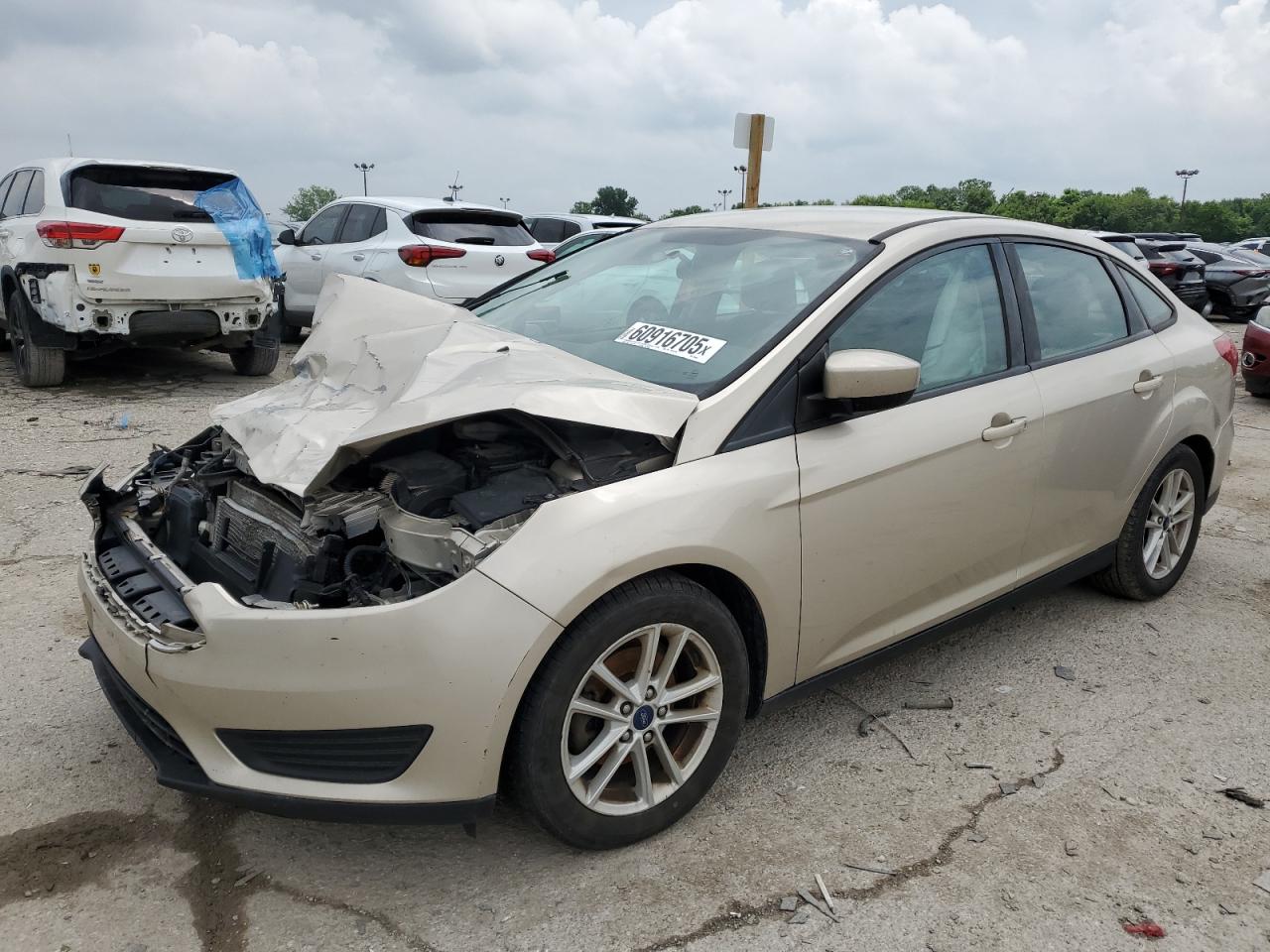 2018 Ford Focus Se იყიდება Indianapolis-ში, IN - Front End