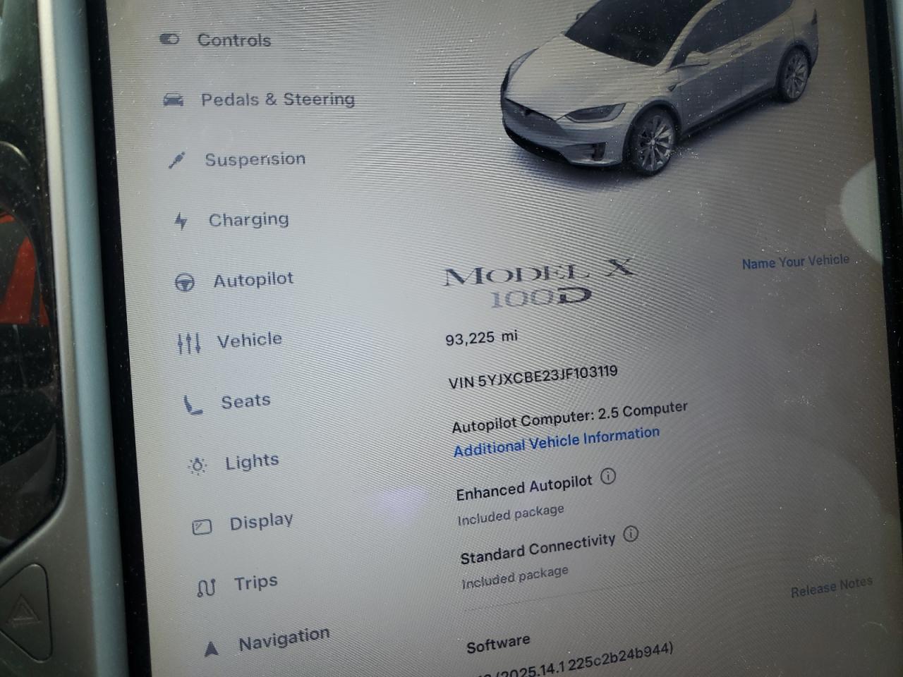 2018 Tesla Model X VIN: 5YJXCBE23JF103119 Lot: 58575065