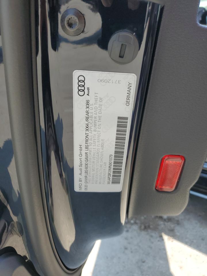 2021 Audi Rs7 VIN: WUAPCBF29MN901079 Lot: 59009575