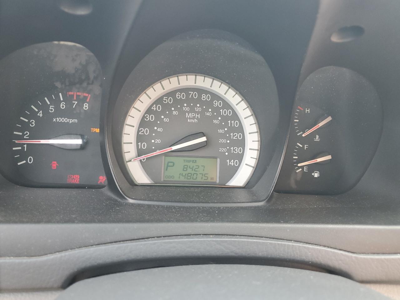 2007 Kia Spectra Ex VIN: KNAFE121375392666 Lot: 61555835