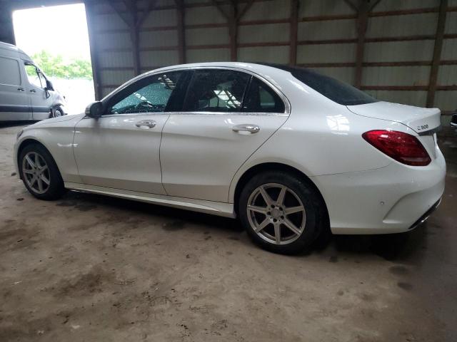 Sedans MERCEDES-BENZ C-CLASS 2015 Biały