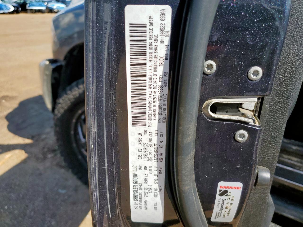 2014 Ram 3500 Slt VIN: 3C63RRHL7EG146380 Lot: 62398775