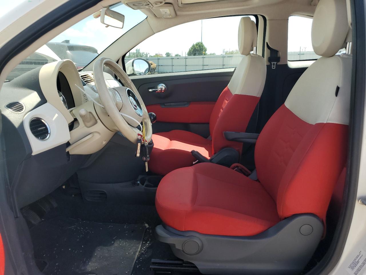 2012 Fiat 500 Pop VIN: 3C3CFFAR8CT127490 Lot: 62100215