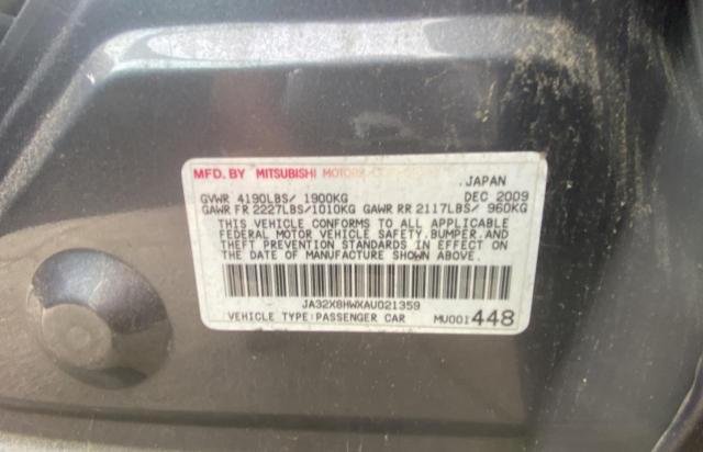 2010 MITSUBISHI LANCER GTS  