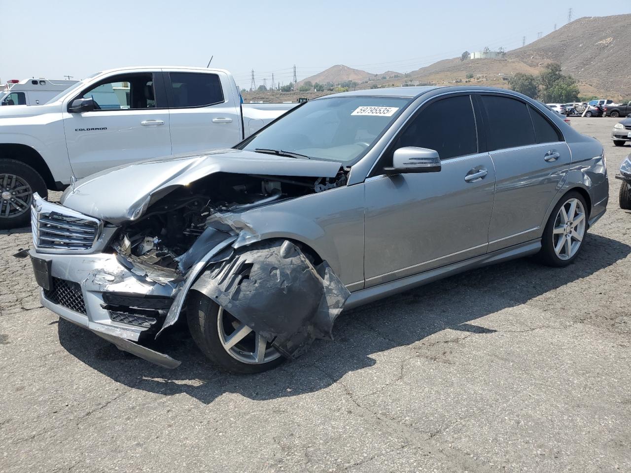 2014 Mercedes-Benz C 250 იყიდება Colton-ში, CA - Front End