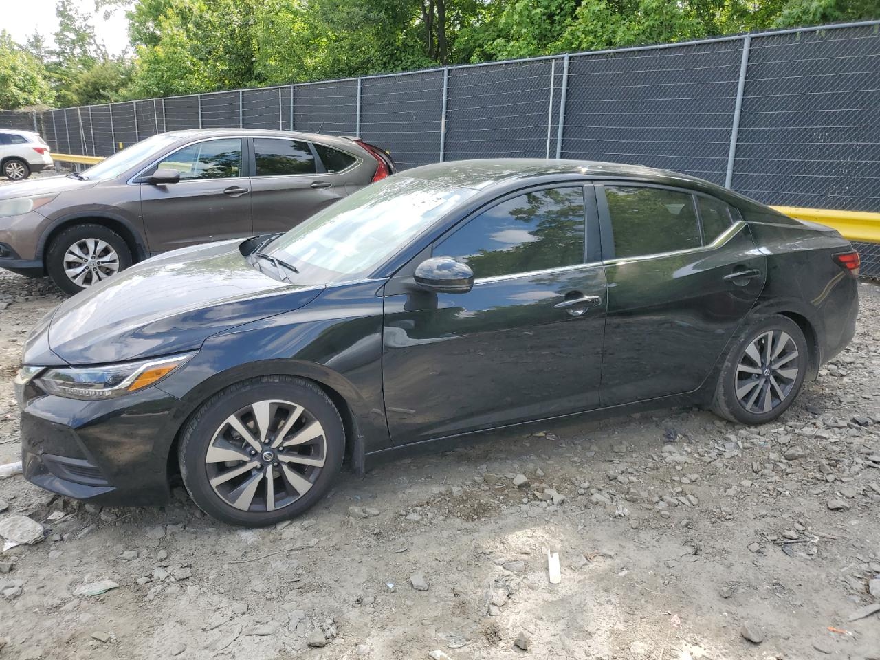 2020 Nissan Sentra Sv продається в Waldorf, MD - Side