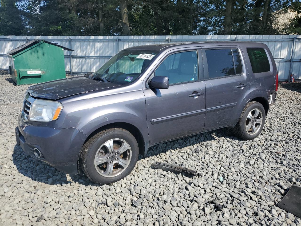 HONDA PILOT 2015 VIN 5FNYF4H36FB055148