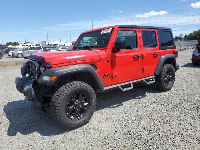  JEEP WRANGLER 2021 Красный