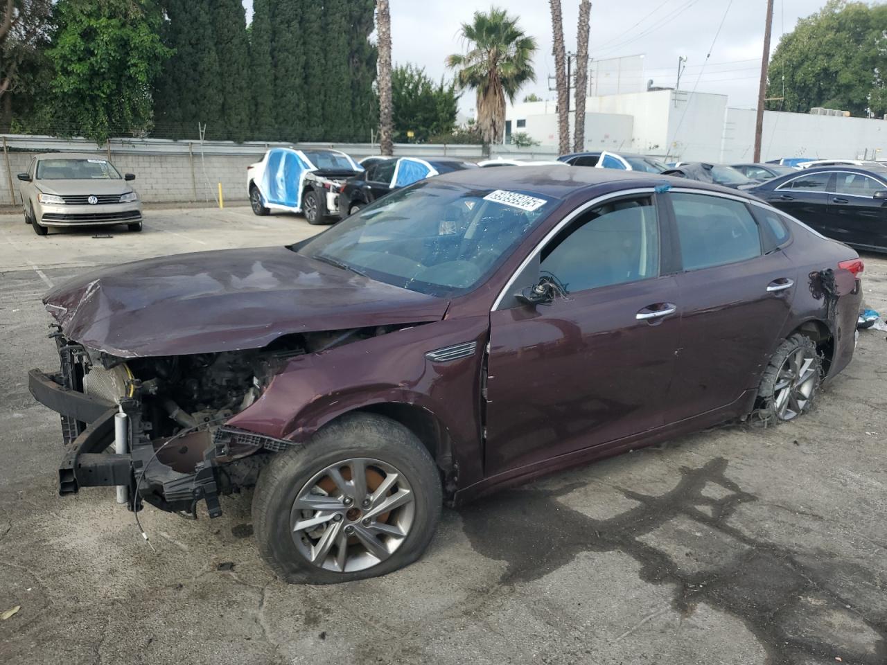 2019 Kia Optima Lx VIN: 5XXGT4L38KG302365 Lot: 59695905