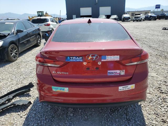  HYUNDAI ELANTRA 2018 Czerwony