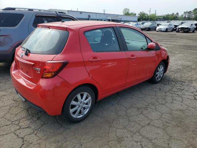  TOYOTA YARIS 2015 Red