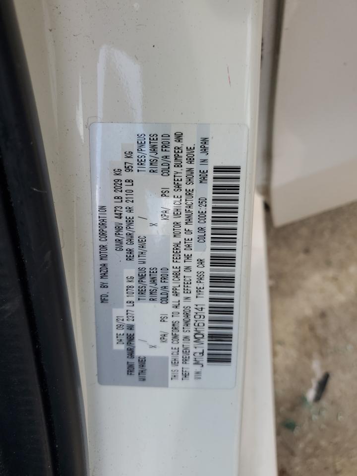 2021 Mazda 6 Touring VIN: JM1GL1VM0M1619141 Lot: 62339975