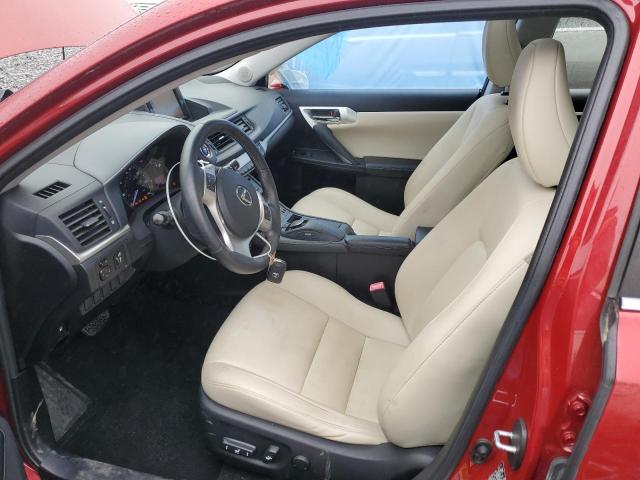  LEXUS CT 200 2013 Red