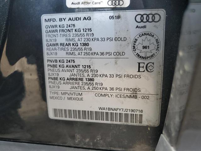 2018 AUDI Q5 PREMIUM PLUS  