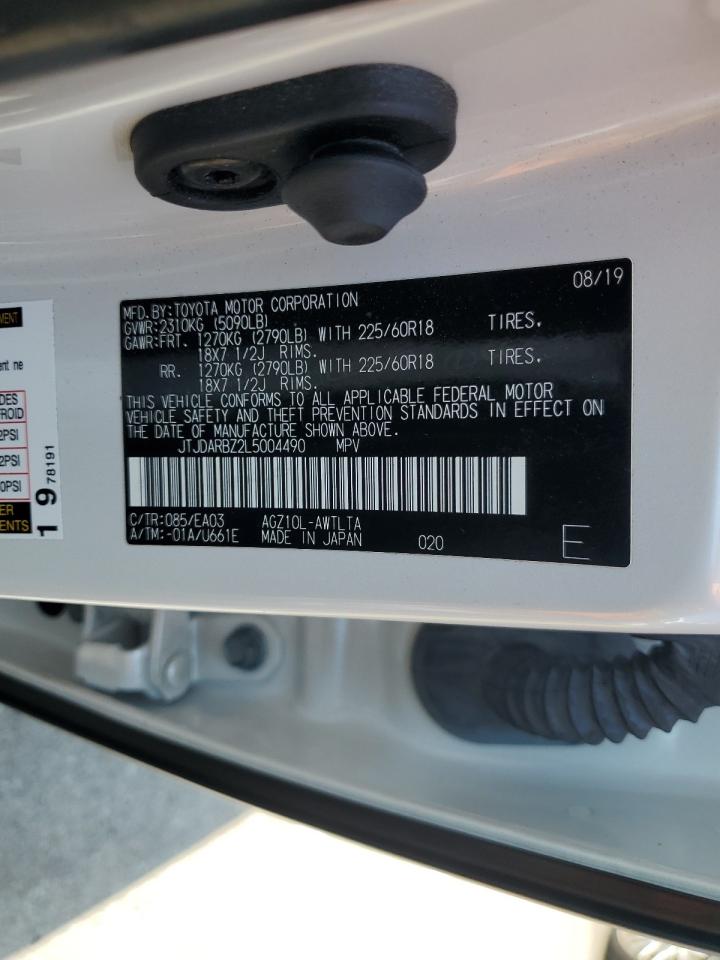 2020 Lexus Nx 300 VIN: JTJDARBZ2L5004490 Lot: 62166645