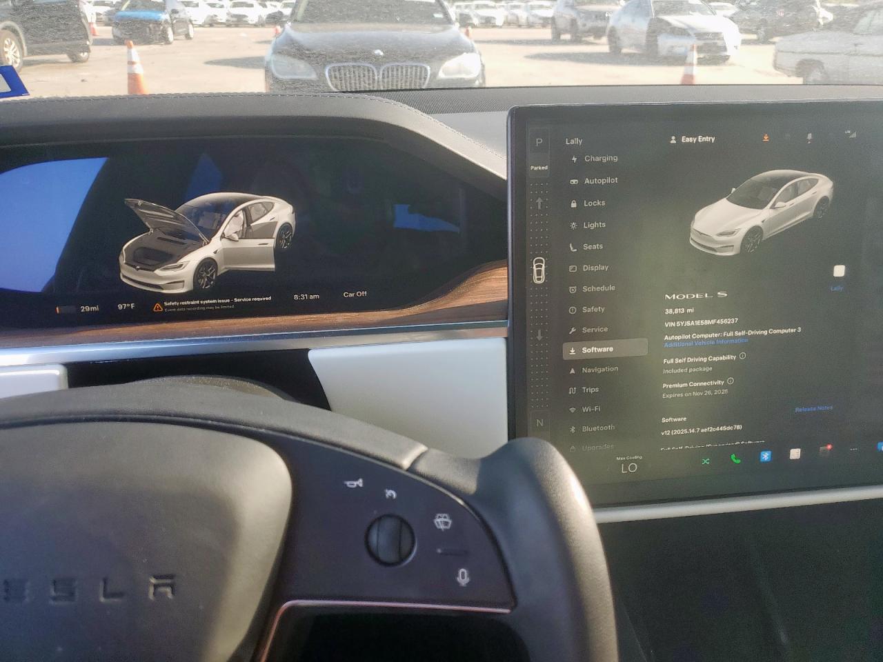 2021 Tesla Model S VIN: 5YJSA1E58MF456237 Lot: 62703905