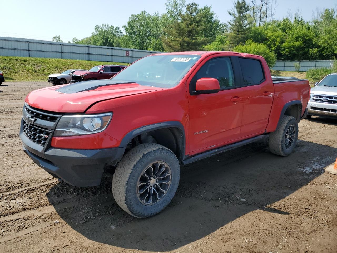 2018 Chevrolet Colorado Zr2 en Venta en Davison, MI - Top/Roof