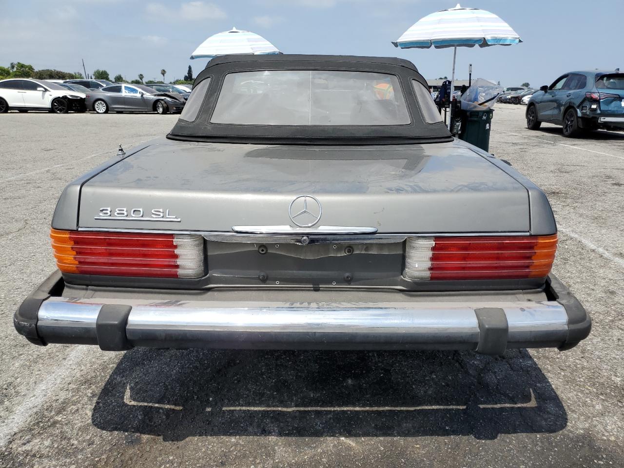 MERCEDES-BENZ SL-CLASS 1982 VIN WDBBA45A1CB015046 zdjęcie 6