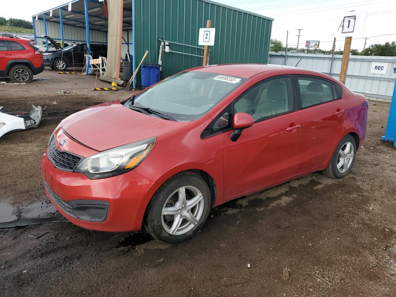 2014 Kia Rio Lx იყიდება Colorado Springs-ში, CO - Front End
