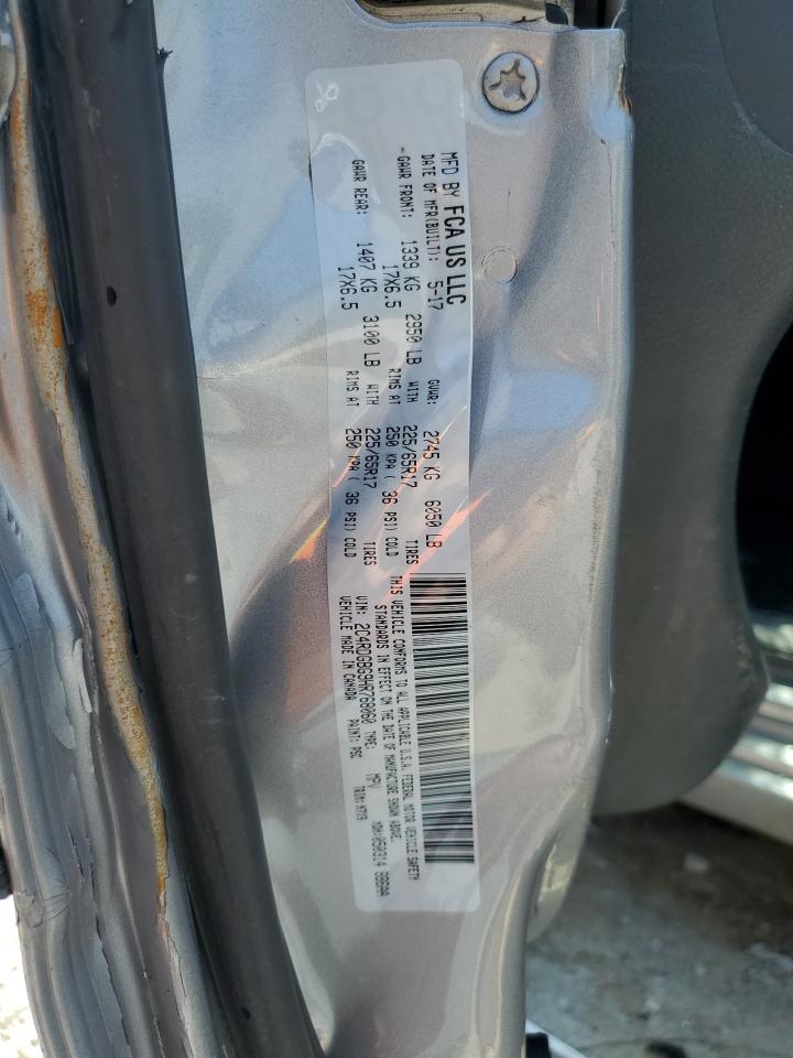 2017 Dodge Grand Caravan Se VIN: 2C4RDGBG9HR768060 Lot: 61774575