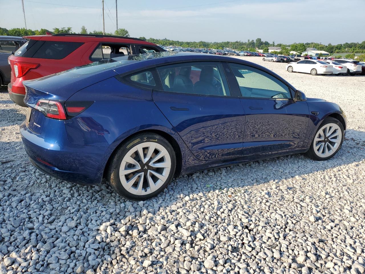 TESLA MODEL 3 2022 VIN 5YJ3E1EBXNF119908 zdjęcie 3