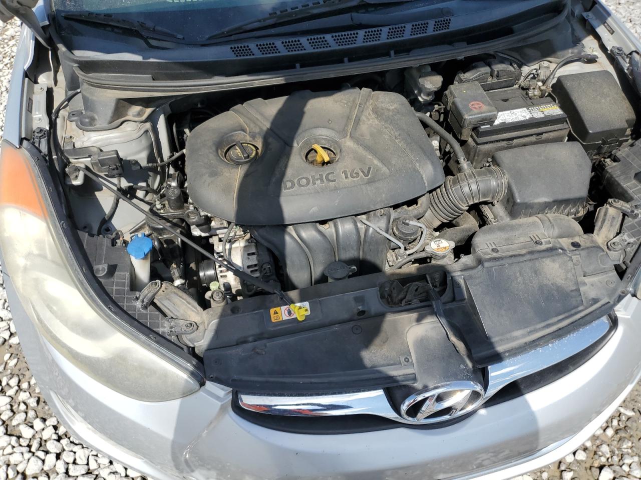2013 Hyundai Elantra Gls VIN: 5NPDH4AEXDH411393 Lot: 62668905