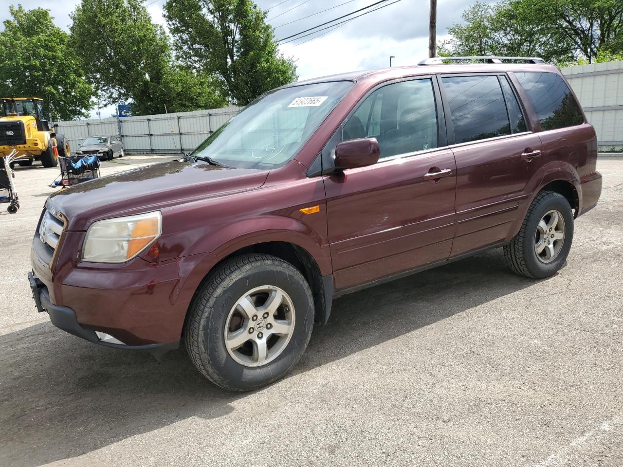 2007 Honda Pilot Ex на продаже в Moraine, OH - Side