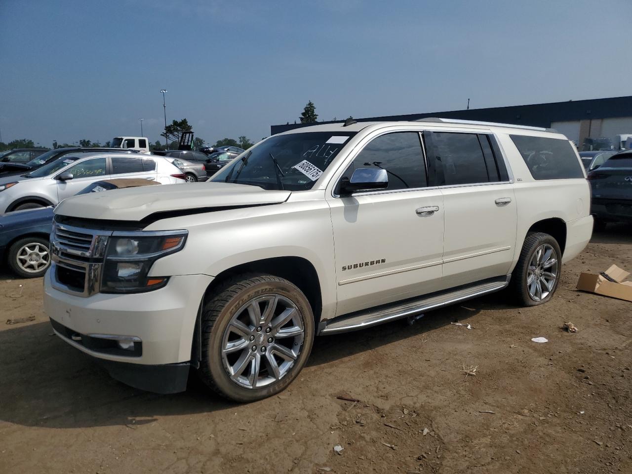 2015 Chevrolet Suburban K1500 Ltz en Venta en Woodhaven, MI - Front End